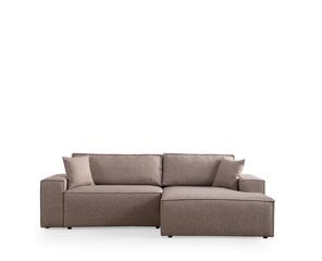 Stūra dīvāns Pırlo, brūns cena un informācija | Stūra dīvāni | 220.lv
