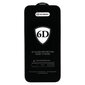 Full Glue 6D rūdīts stikls IPHONE 13/13 PRO Black — 10 PACK цена и информация | Ekrāna aizsargstikli | 220.lv