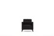 Krēsls Ova 1, melns cena un informācija | Atpūtas krēsli | 220.lv