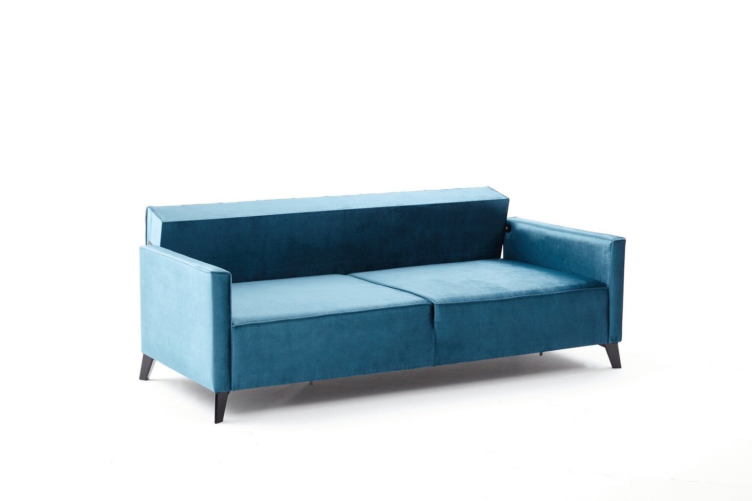 Dīvāns-gulta Ova, zils цена и информация | Dīvāni | 220.lv