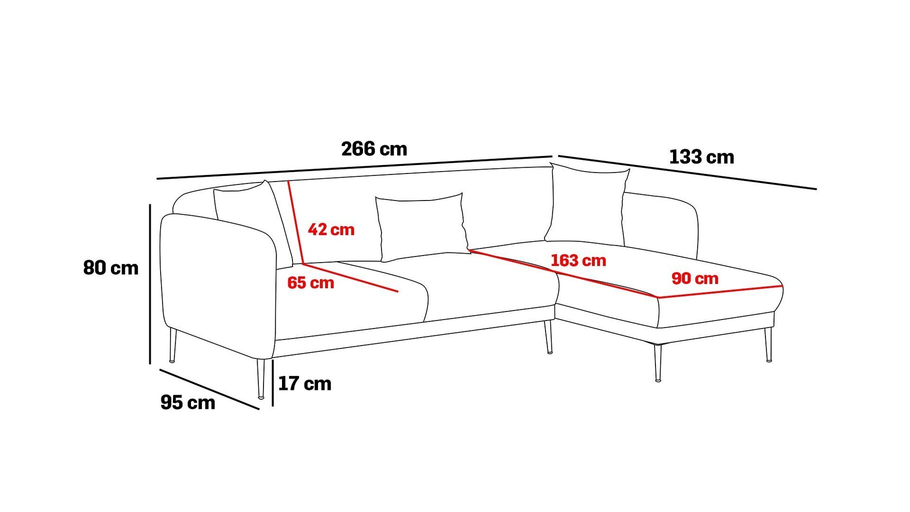 Stūra dīvāns Venus, bēšs cena un informācija | Stūra dīvāni | 220.lv