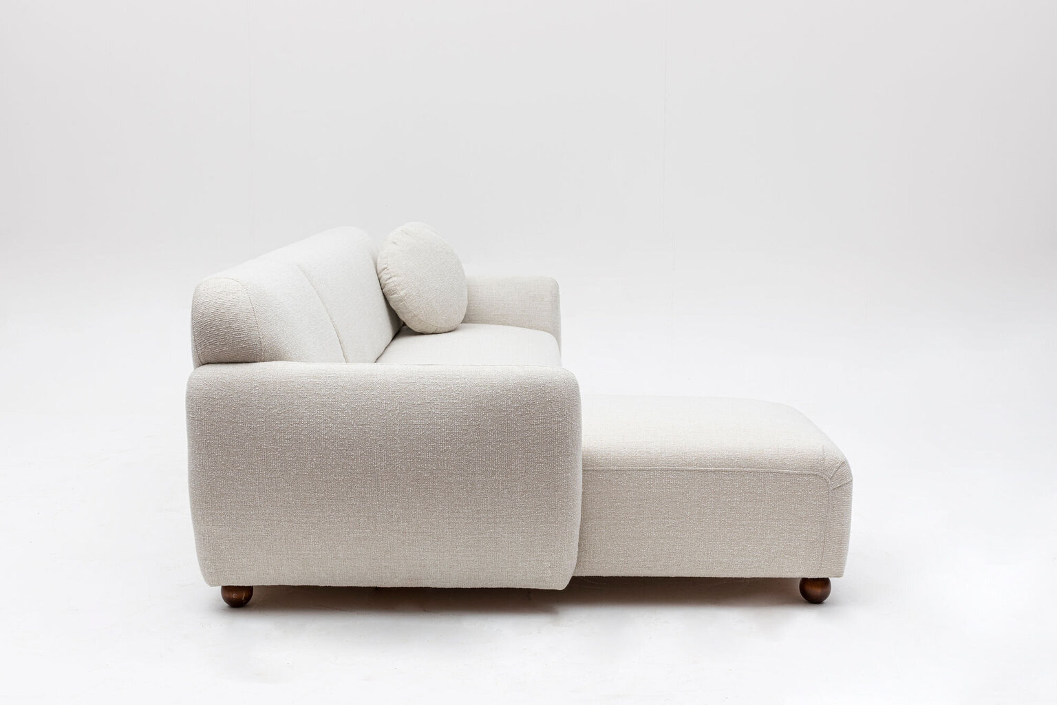 Stūra dīvāns Eddy, balts cena un informācija | Stūra dīvāni | 220.lv