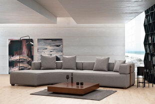 Stūra dīvāns Gondol-1, pelēks cena un informācija | Stūra dīvāni | 220.lv