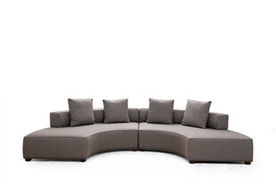 Stūra dīvāns Gondol-2, pelēks cena un informācija | Stūra dīvāni | 220.lv