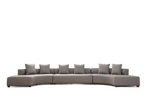 Stūra dīvāns Gondol-3, pelēks cena un informācija | Stūra dīvāni | 220.lv