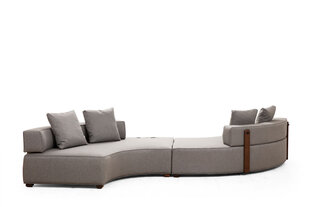 Stūra dīvāns Gondol-5, pelēks cena un informācija | Stūra dīvāni | 220.lv