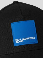 Beisbola cepure vīriešiem Karl Lagerfeld Jeans Bold Logo Black 545011369 cena un informācija | Vīriešu cepures, šalles, cimdi | 220.lv