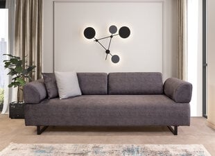 Dīvāns-gulta Infinity, pelēka cena un informācija | Dīvāni | 220.lv
