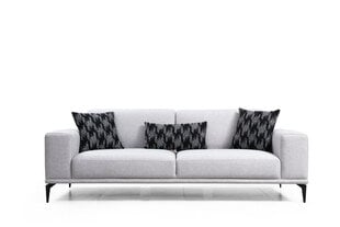 Dīvāns-gulta Nikea, pelēka cena un informācija | Dīvāni | 220.lv