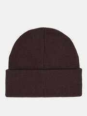 Шапка CALVIN KLEIN Monologo Rubber Beanie Dark Chestnut K60K611834GT8 545010429 цена и информация | Женские шапки | 220.lv