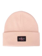 Шапка CALVIN KLEIN Monologo Rubber Beanie Pink K60K6118340JV 545010427 цена и информация | Женские шапки | 220.lv