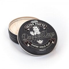 Dapper Dan Ultra Matte Clay - Матирующая глина для волос, 100 мл цена и информация | Средства для укладки волос | 220.lv