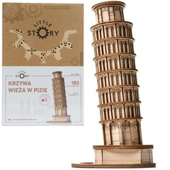 Koka saliekamais modelis Pizas tornis Little Story, 183 d. cena un informācija | Konstruktori | 220.lv