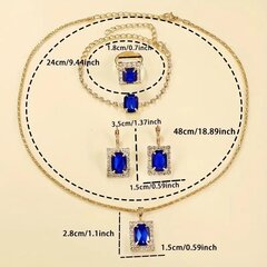 Набор из 6 украшений для женщин с часами цена и информация | Женские часы | 220.lv