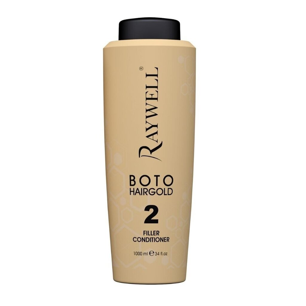 Atjaunojošs matu kondicionieris bojātiem matiem Raywell Boto Professional Hair Gold Conditioner 2, 1000 ml цена и информация | Matu kondicionieri, balzāmi | 220.lv