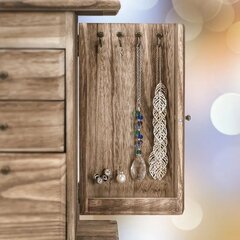 Деревянная шкатулка для ювелирных изделий цена и информация | Детали интерьера | 220.lv
