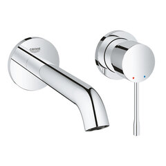 GROHE Essence 2-daļīgs izlietnes maisītājs no sienas 183mm. hroms, 19408001 cena un informācija | Jaucējkrāni | 220.lv