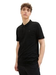 Tom Tailor vīriešu polo krekls, melns цена и информация | Мужские футболки | 220.lv