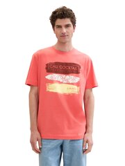 Tom Tailor vīriešu t-krekls, rozā cena un informācija | Vīriešu T-krekli | 220.lv