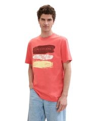 Tom Tailor vīriešu t-krekls, rozā цена и информация | Мужские футболки | 220.lv
