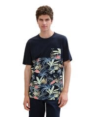 Мужская футболка Tom Tailor, темно-синяя цена и информация | Мужские футболки | 220.lv