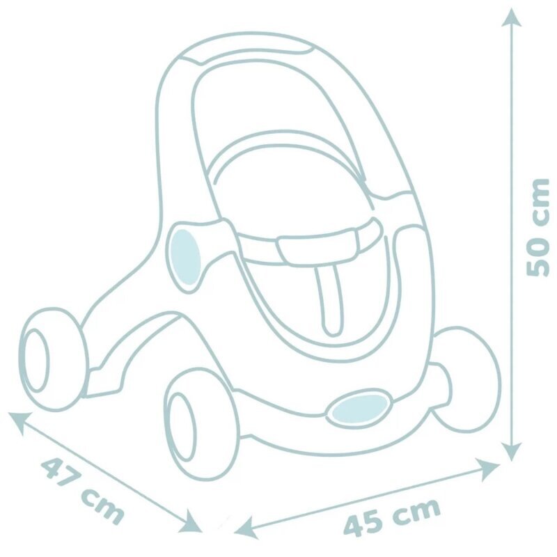 Bērnu pastaigu ratiņi, ratiņi un leļļu krēsls 3in1 Smoby цена и информация | Rotaļlietas zīdaiņiem | 220.lv