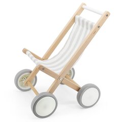 Koka leļļu ratiņi Viga cena un informācija | Rotaļlietas zīdaiņiem | 220.lv