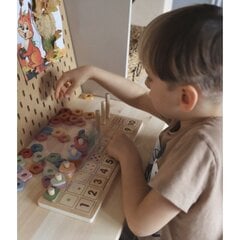 Koka Montessori mācību spēle Viga PolarB cena un informācija | Attīstošās rotaļlietas | 220.lv