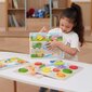 Koka Montessori puzle 2in1 dārzeņi Viga cena un informācija | Attīstošās rotaļlietas | 220.lv