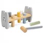Koka Montessori izglītojoša spēle ar āmuru Viga, pelēka цена и информация | Attīstošās rotaļlietas | 220.lv