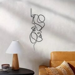 Металлическое художественное украшение для стены Smurf цена и информация | Детали интерьера | 220.lv