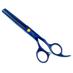 Синие ножницы для стрижки FOX BLUE ROSE 6"  цена и информация | Расчески, щетки для волос, ножницы | 220.lv