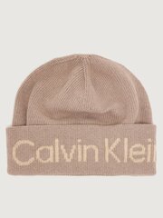 Cepure sievietēm Calvin Klein Logo Reverso Tonal Beanie 545010432 cena un informācija | Sieviešu cepures | 220.lv