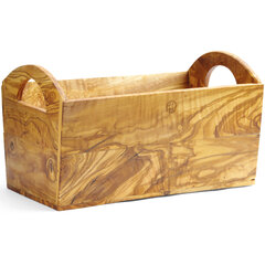 деревянный сосуд для подачи хлеба и столовых приборов цена и информация | Посуда для хранения еды | 220.lv
