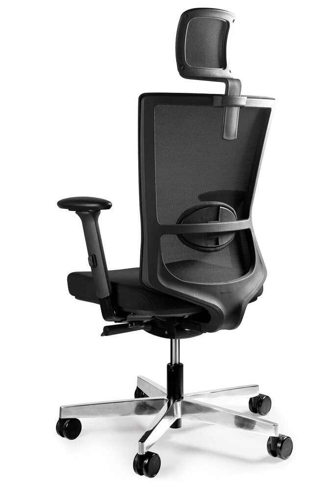 Ergonomisks krēsls Forte, melns/melns цена и информация | Biroja krēsli | 220.lv