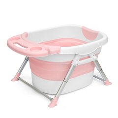 Peldēšanās vanna bērniem ar rozā spilvenu cena un informācija | Mazuļa mazgāšana | 220.lv