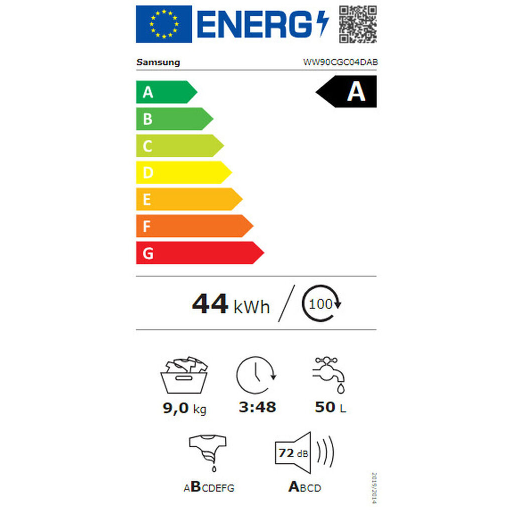 Samsung WW90CGC04DABEC cena un informācija | Veļas mašīnas | 220.lv