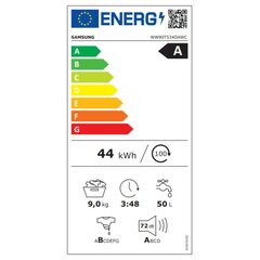 Samsung WW90T534DAWCS3 cena un informācija | Veļas mašīnas | 220.lv