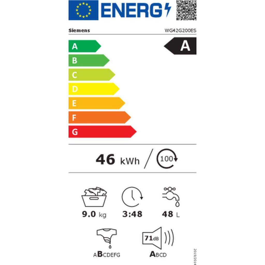 Siemens AG WG42G200ES cena un informācija | Veļas mašīnas | 220.lv