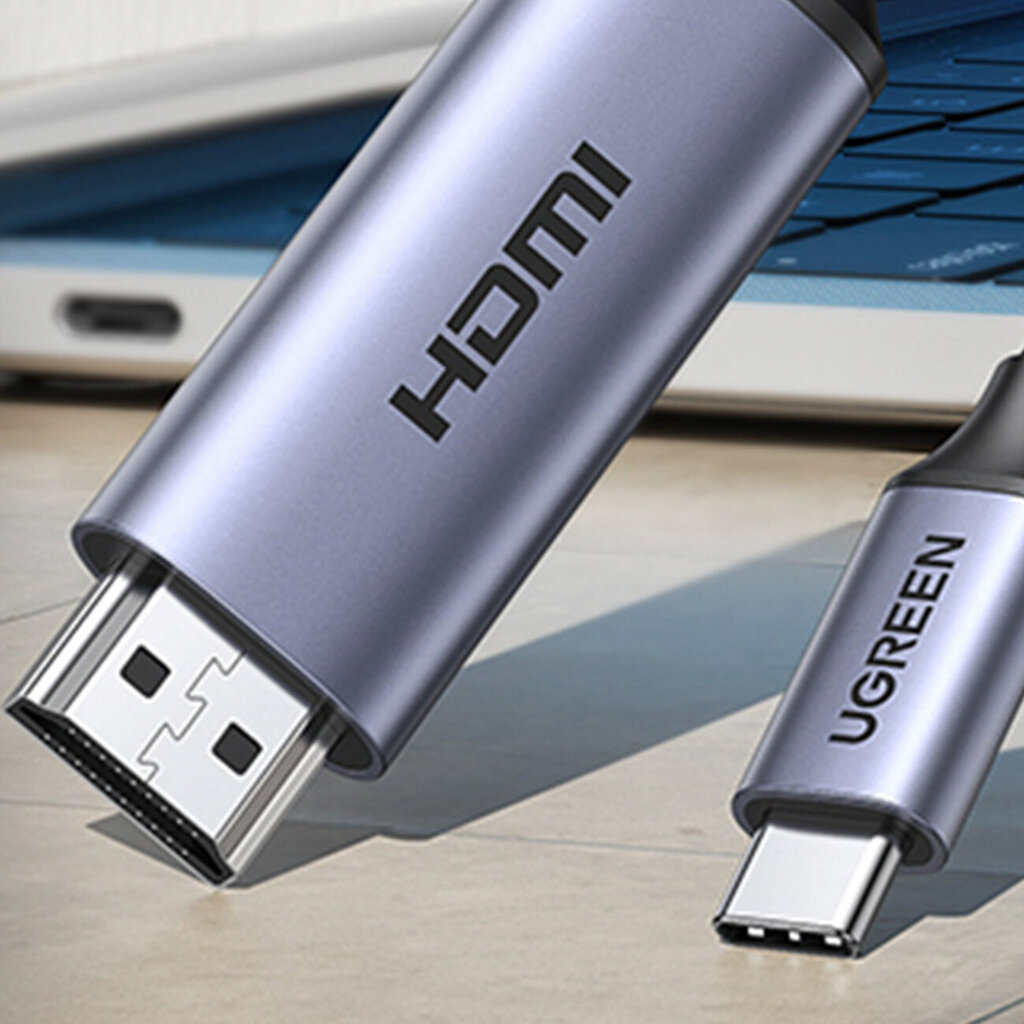 Ugreen USB-C/HDMI, 1.5 m cena un informācija | Kabeļi un vadi | 220.lv
