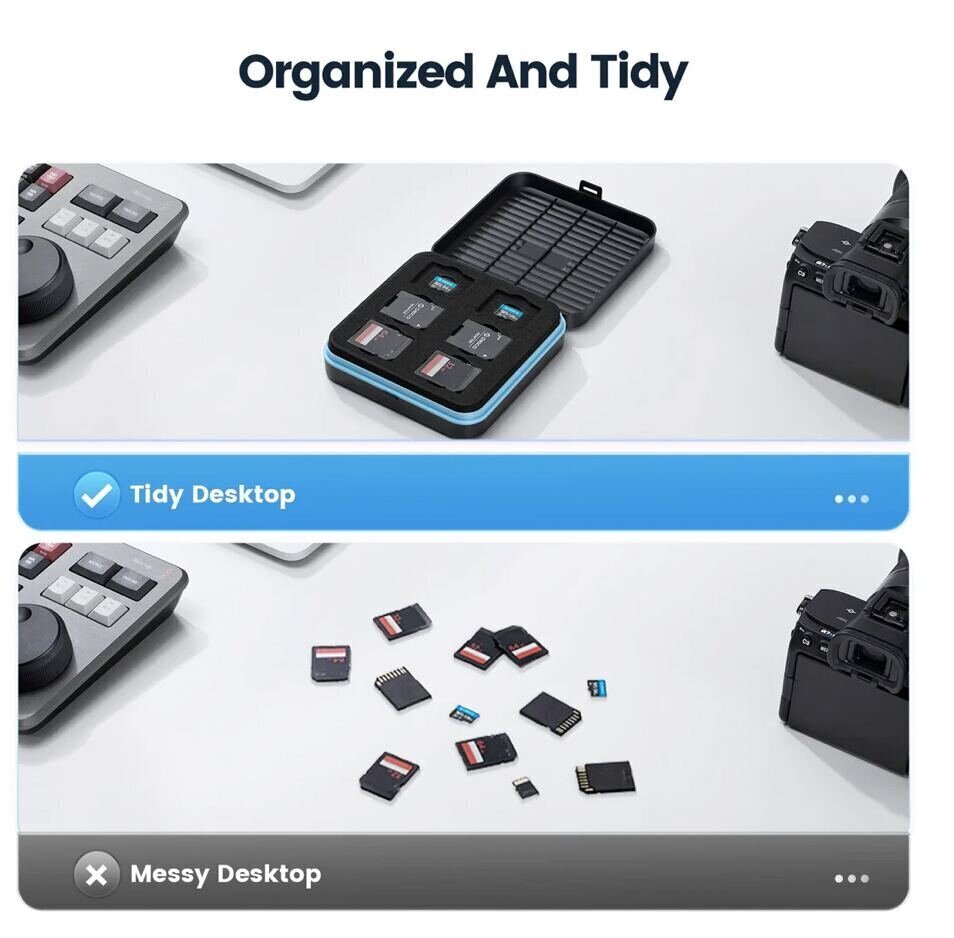 Orico SD kartes uzglabāšanas futrālis cena un informācija | Somas fotokamerām | 220.lv