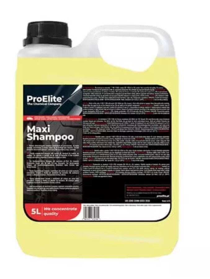 Koncentrēts šampūns automašīnām ProElite Maxi Shampoo, 5L цена и информация | Auto ķīmija | 220.lv