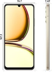 Realme C53 8/256GB DS 4G Champion Gold цена и информация | Мобильные телефоны | 220.lv