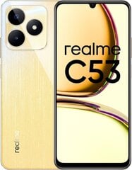 Realme C53 8/256GB DS 4G Champion Gold цена и информация | Мобильные телефоны | 220.lv