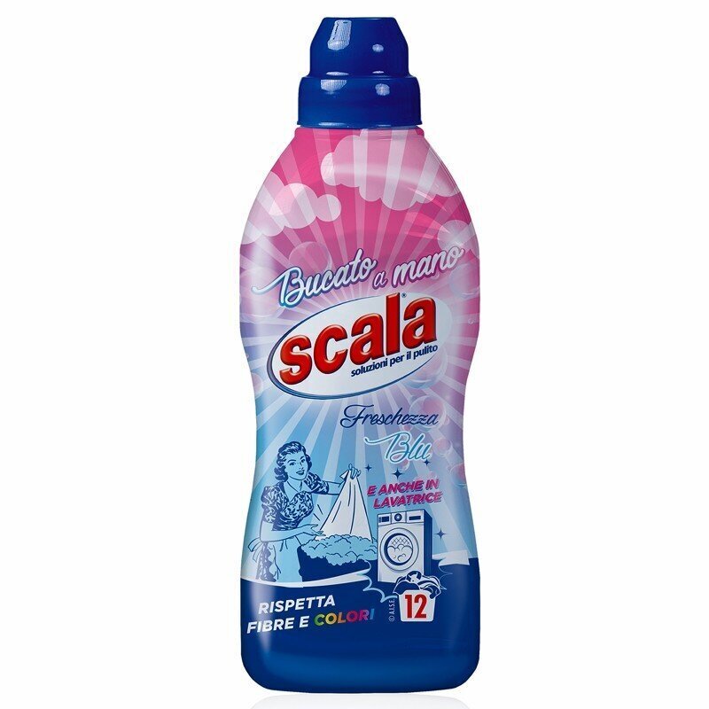 Mazgāšanas līdzeklis smalkiem audumiem SCALA 750ml (12 MAZGĀŠANAS REIZES) cena un informācija | Veļas mazgāšanas līdzekļi | 220.lv