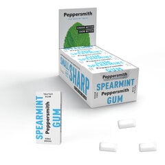 Košļājamā gumija Peppersmith Spearmint Ksilitola Xylitola, 12iepak. цена и информация | Сладости | 220.lv