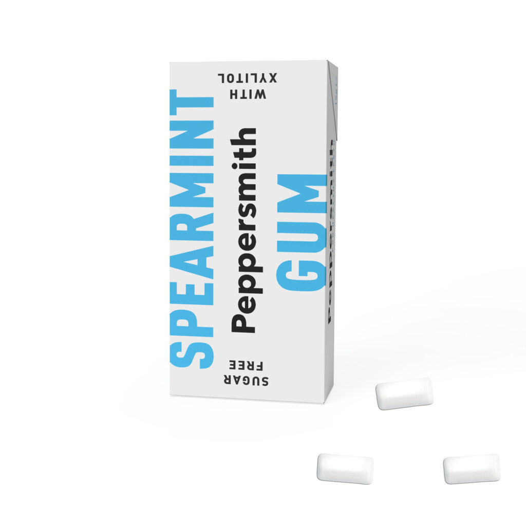 Košļājamā gumija Peppersmith Spearmint Ksilitola Xylitola, 15g цена и информация | Saldumi | 220.lv