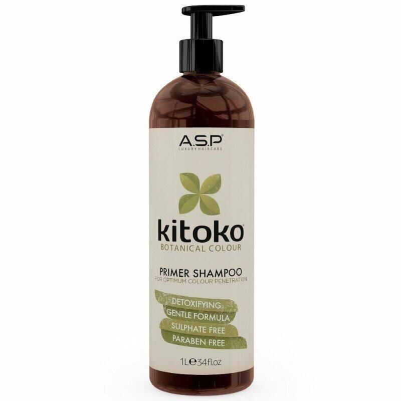 Attīrošs šampūns Kitoko Botanical Colour Primer, 1000ml цена и информация | Šampūni | 220.lv