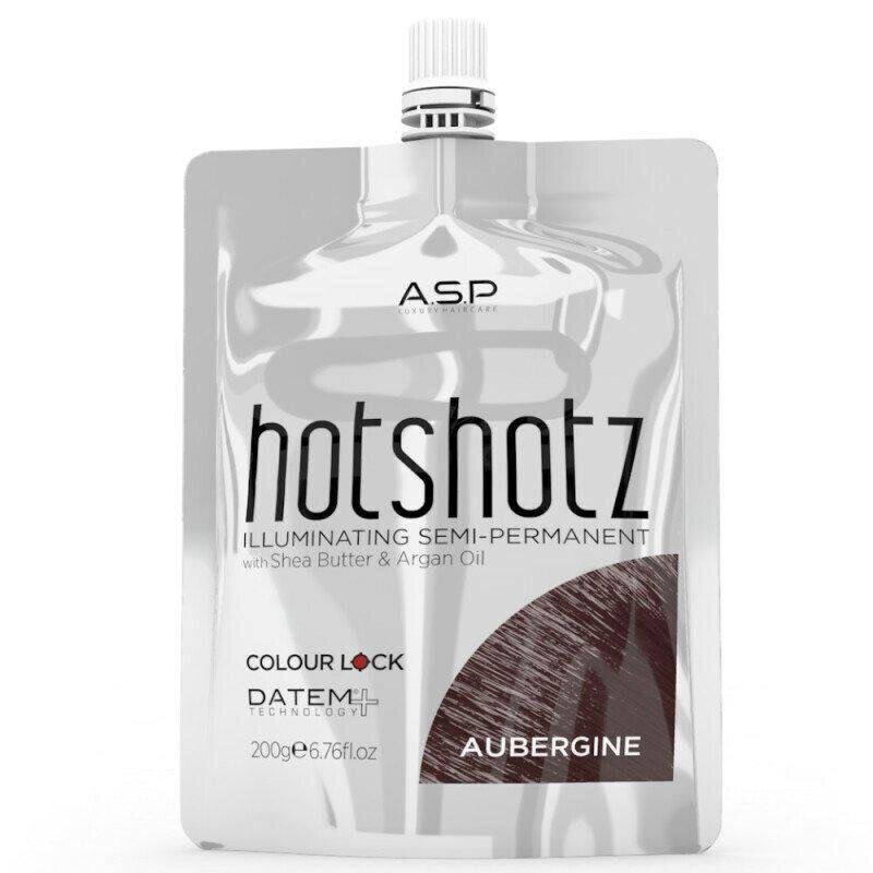 Tonējoša matu maska Asp Hotshotz Aubergine, 200ml цена и информация | Matu krāsas | 220.lv