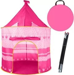 Детская палатка Замок, розовый цена и информация | Палатки | 220.lv